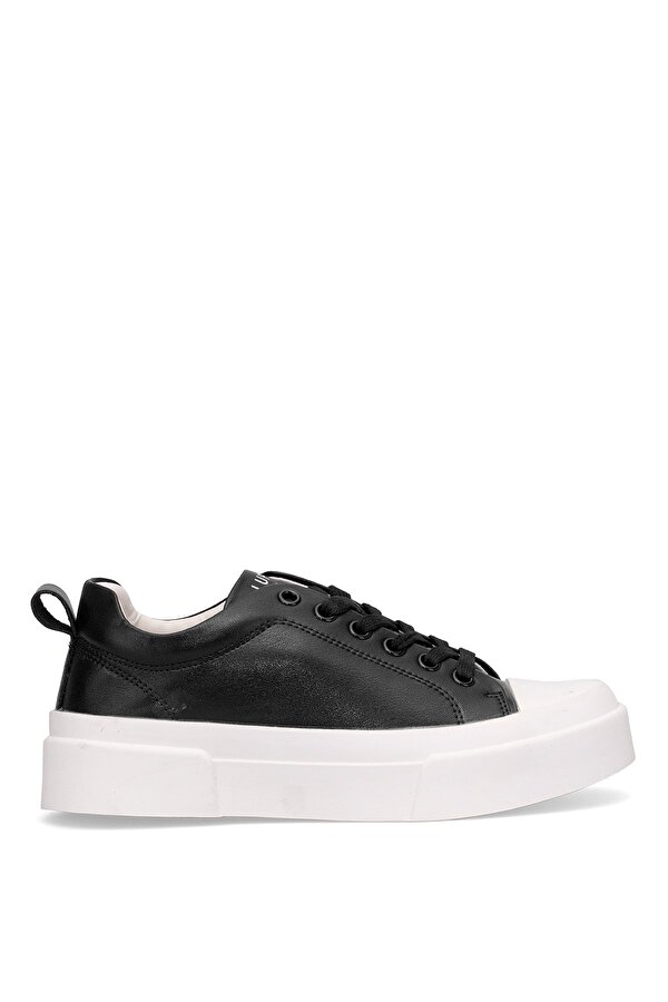 121230038 Mia Kadın Hakiki Deri Klasik Sneaker Siyah