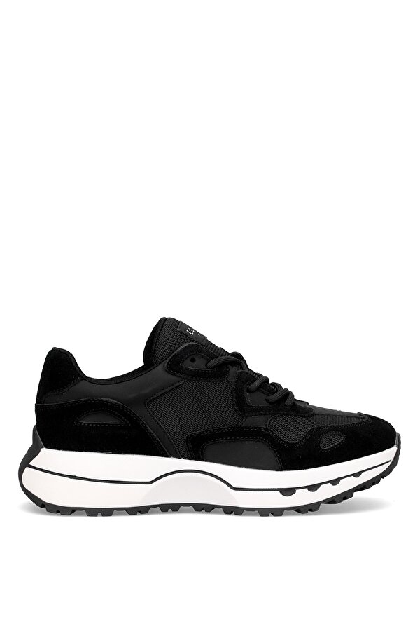 112230268 Graham Erkek Hakiki Deri Klasik Sneaker Siyah