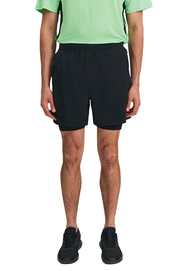Clothing Reebok 2 In 1 Running Short Черный