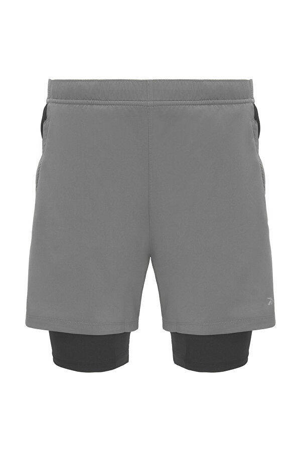 Clothing Reebok 2 In 1 Running Short Серый 017