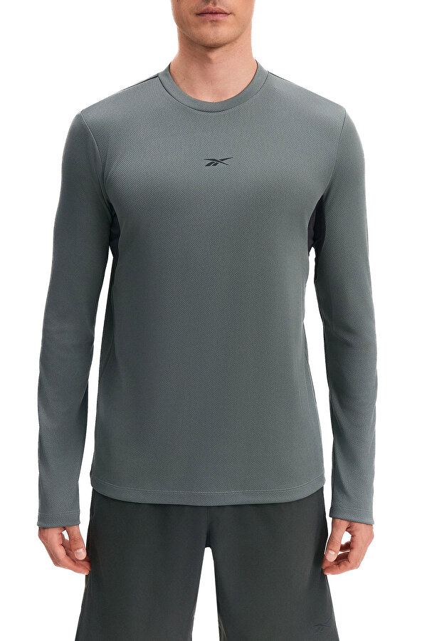Clothing Reebok All Day Durable Tech Ls T Зеленый 004