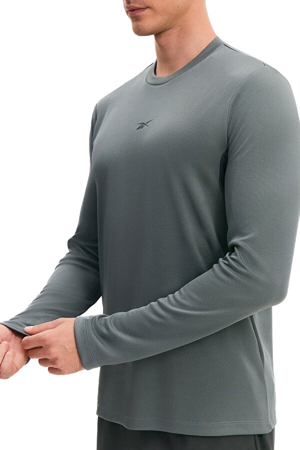 Clothing Reebok All Day Durable Tech Ls T Зеленый 004