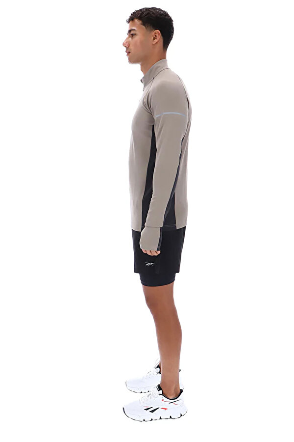 Clothing Reebok All Distance Ls Run Top Бежевый 011