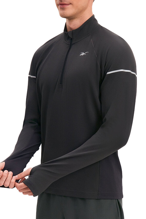 Clothing Reebok All Distance Ls Run Top Черный