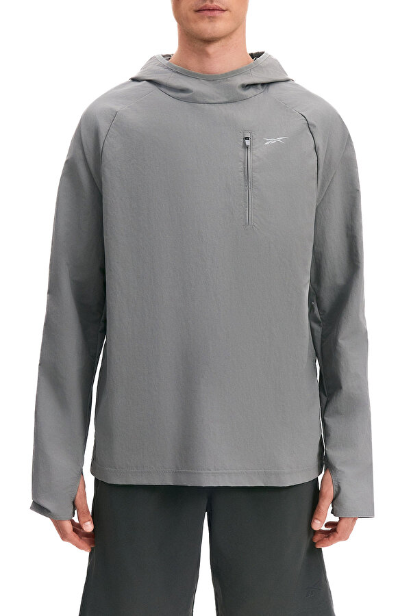 Clothing Reebok Run Raglan Oh Ls Серый 017