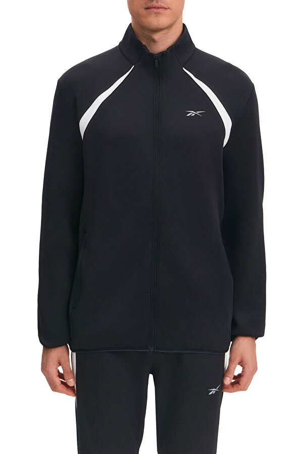Clothing Reebok Sheerer Mock Neck Full Zi Черный