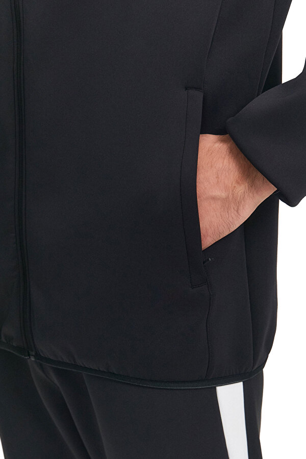 Clothing Reebok Sheerer Mock Neck Full Zi Черный