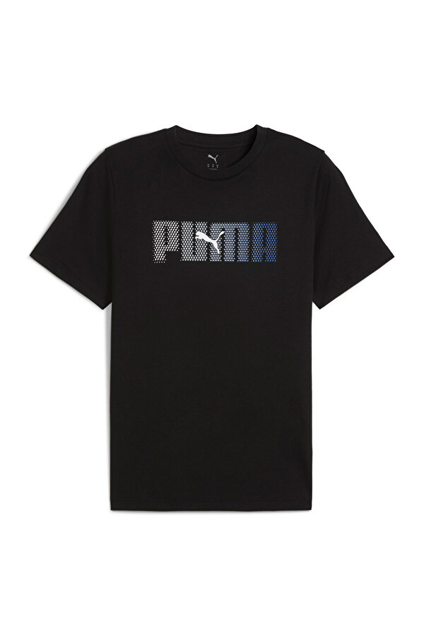 ESS LOGO LAB Tee Siyah Erkek Kısa Kol T-Shirt