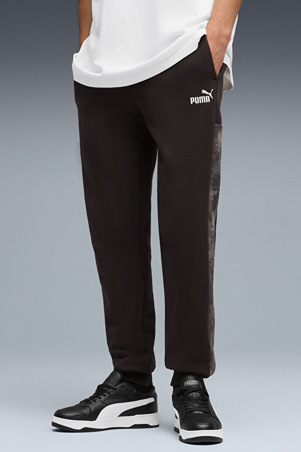 ESS CAMO Sweatpants FL cl Siyah Erkek Eşofman Altı