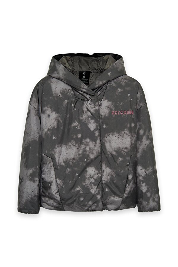 S242235 W Outerwear Padded Jacket Siyah Kadın Mont