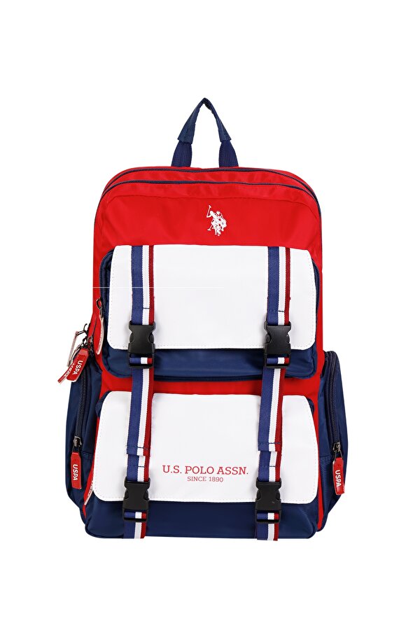 US Polo Assn 24083-24080-24079-24082-24084 UNİSEX OKUL SIRT ÇANTASI ÖĞRENCİ GÜNLÜK SEYAHAT TATİL SPOR YÜRÜYÜŞ SEYAHAT GEZİ KAMP GÜNLÜK BEYAZ