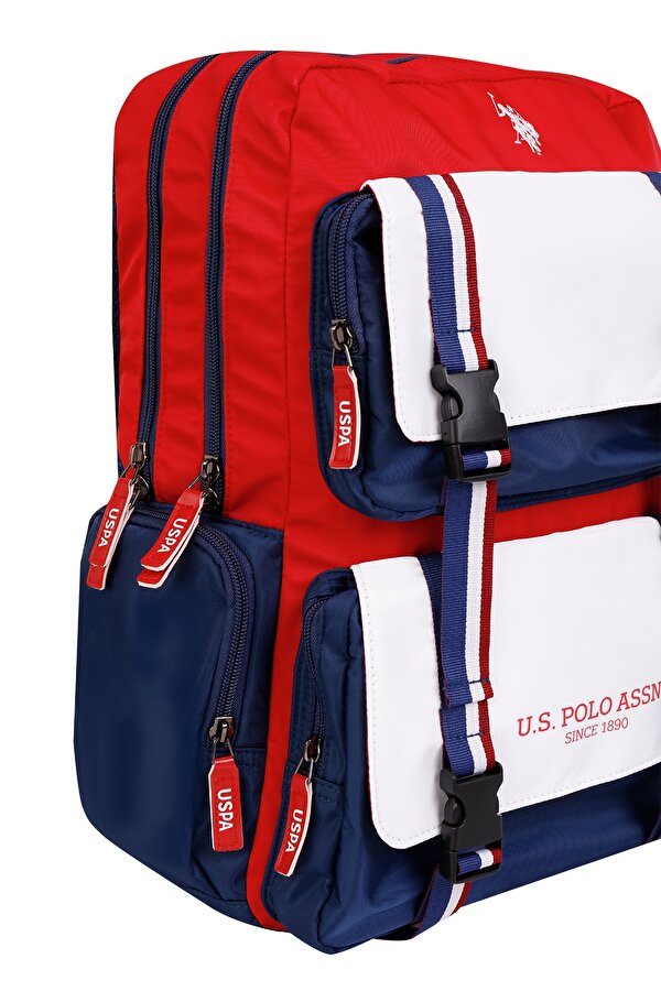 US Polo Assn 24083-24080-24079-24082-24084 UNİSEX OKUL SIRT ÇANTASI ÖĞRENCİ GÜNLÜK SEYAHAT TATİL SPOR YÜRÜYÜŞ SEYAHAT GEZİ KAMP GÜNLÜK BEYAZ