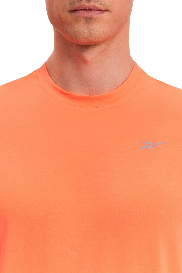 Clothing Reebok Running Ss Tee Оранжевый