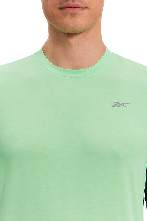 Clothing Reebok Running Ss Tee Зеленый 012