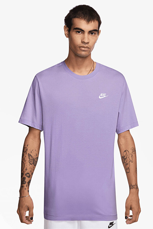 M NSW CLUB TEE Mavi Erkek Kısa Kol T-Shirt