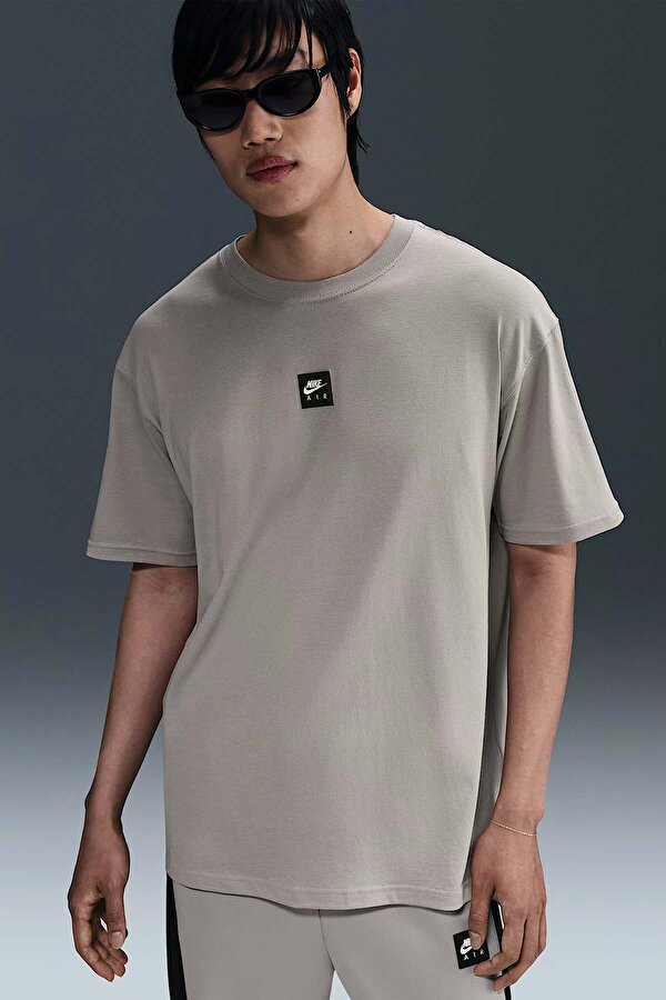 M NSW TEE M90 NK AIR SSNL GRI Erkek Kısa Kol T-Shirt
