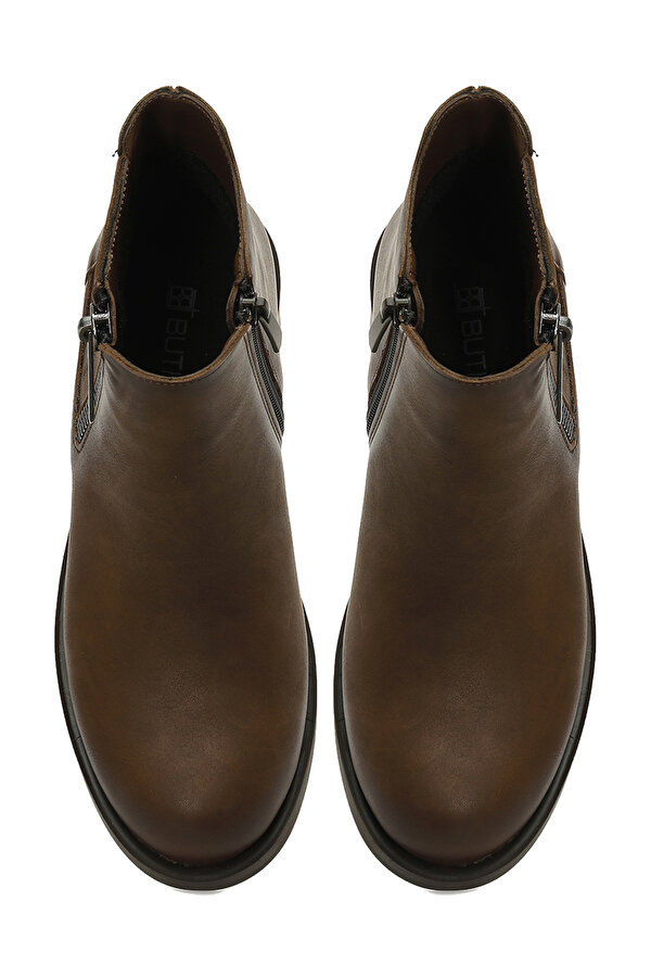 24K-855 5PR Taba Kadın Düz Bot