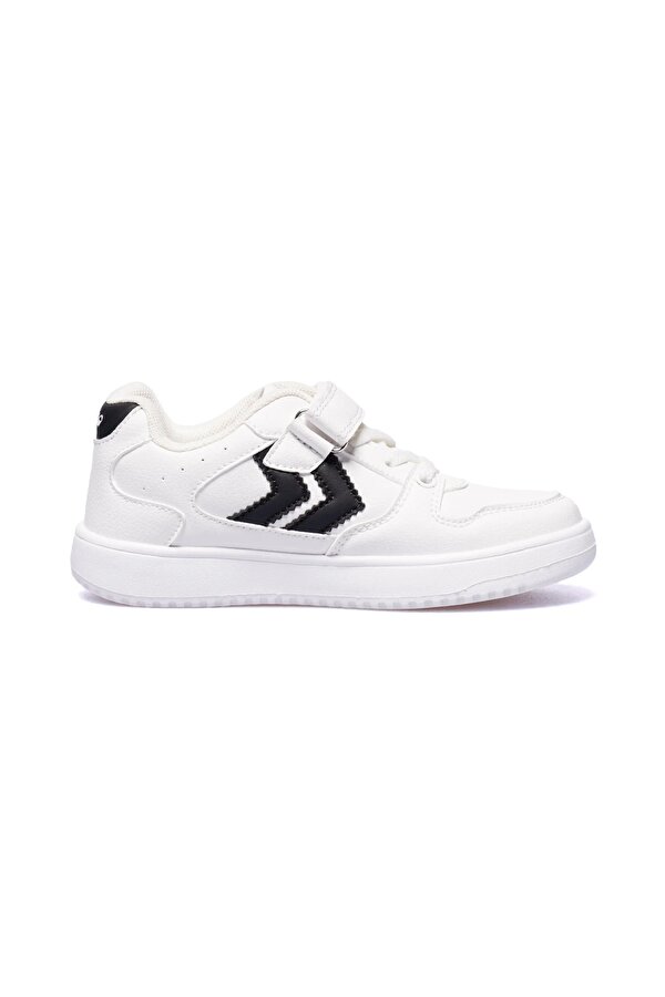 Beyaz Siyah Cırtlı Unisex Çocuk Spor Ayakkabı 900713 Hml Kayno Jr