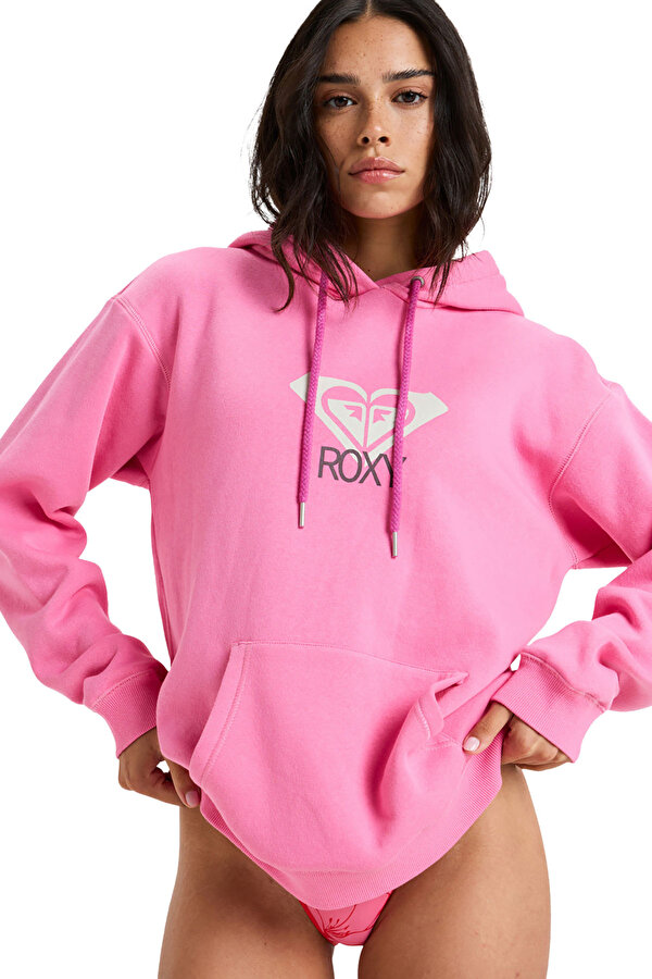 Clothing Roxy Surf Stoked Hoodie Brushe Розовый 003