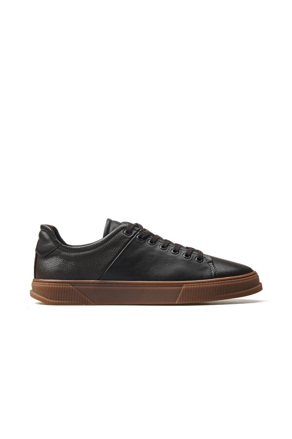 Erkek Hakiki Deri Sneaker Günlük Ayakkabı 25y H1014 M Kahve