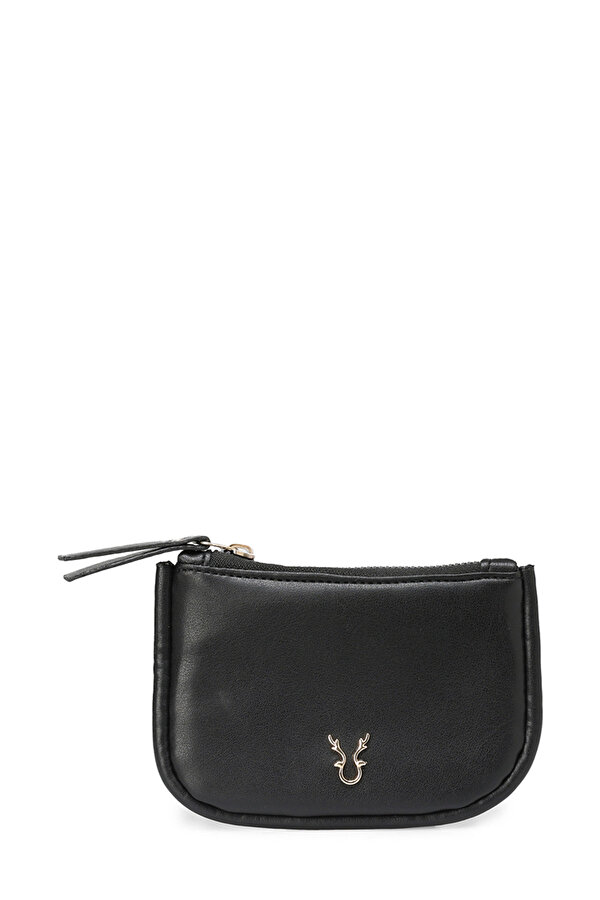 DEER BZK 5PR Siyah Kadın Bozuk Para Cüzdanı