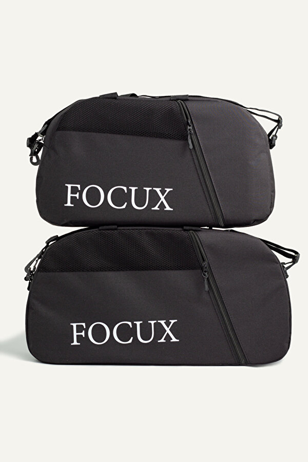 Nil-2 li Büyük Boy+Orta Boy Seyahat SporTatil GYM Valizi El Valiz SİYAH