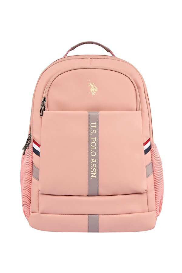 US Polo Assn 25067-24442 KALEMLİKLİ OKUL SIRT ÇANTASI ÖĞRENCİ  GÜNLÜK PUDRA