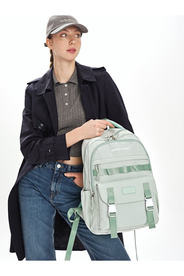 2318 Okul çantası  Suya Dayanıklı Çok bölmeli YEŞİL