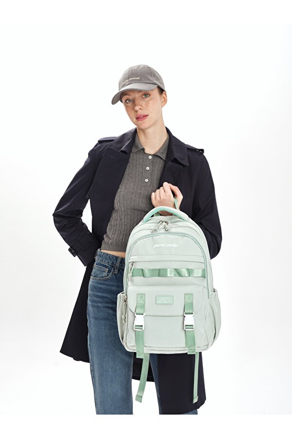 2318 Okul çantası  Suya Dayanıklı Çok bölmeli YEŞİL