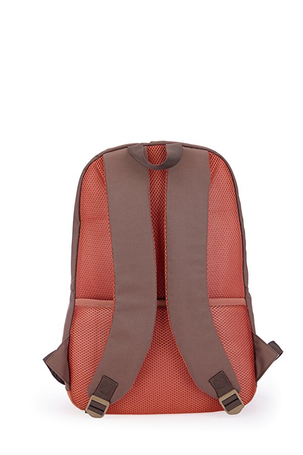 1005-3006 Okul çantası kalemlikli Suya Dayanıklı Çok bölmeli KAHVERENGİ