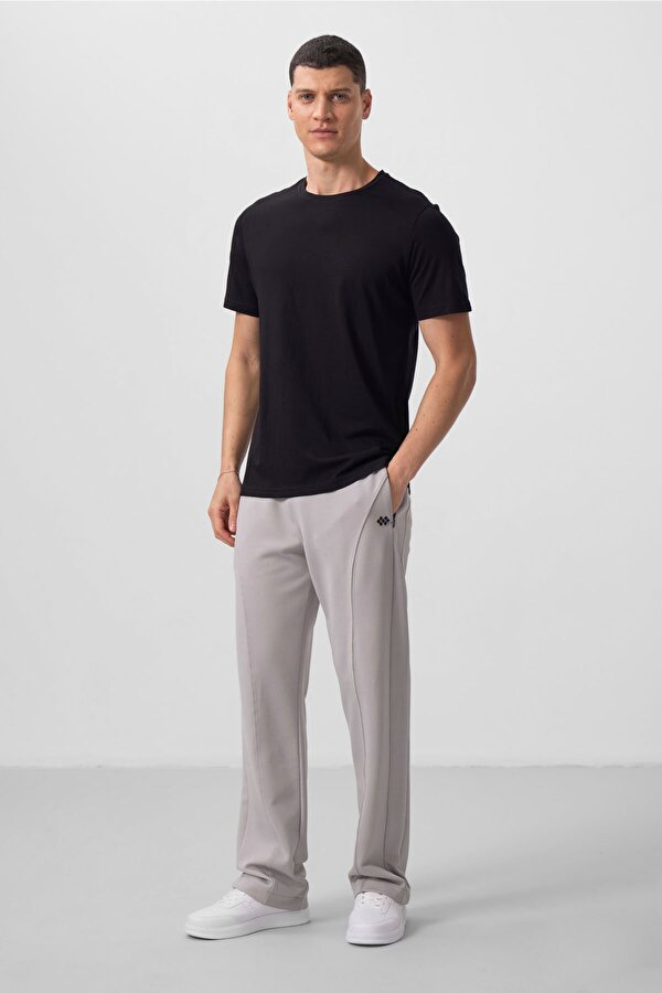 Standart Fit Basic O Yaka  3lü Paket Siyah-Beyaz-Lacivert Erkek T-Shirt  87911