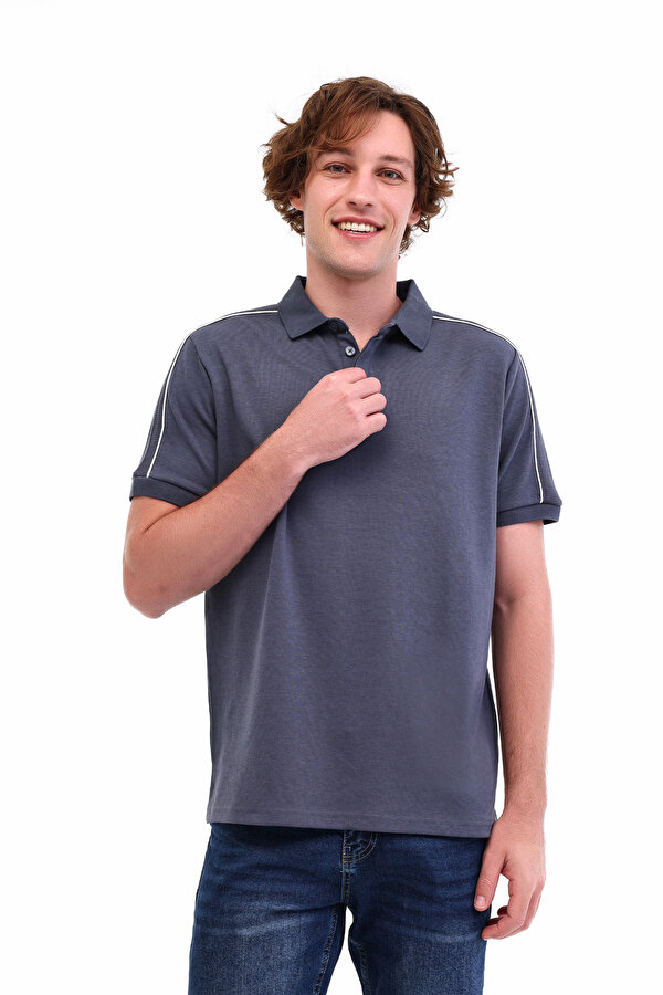 ML MARK 12ESS300 5FX Koyu Gri Erkek Kısa Kol T-Shirt