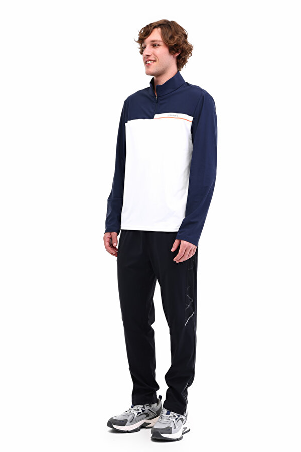 ML ZEMAN 14CD-ELG2-09 5PR KIRIK BEYAZ Erkek Uzun Kol T-Shirt