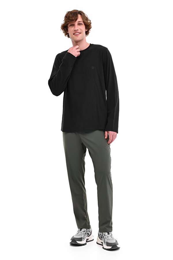 MB LOEN 14LJK-130-33 5PR Siyah Erkek Uzun Kol T-Shirt