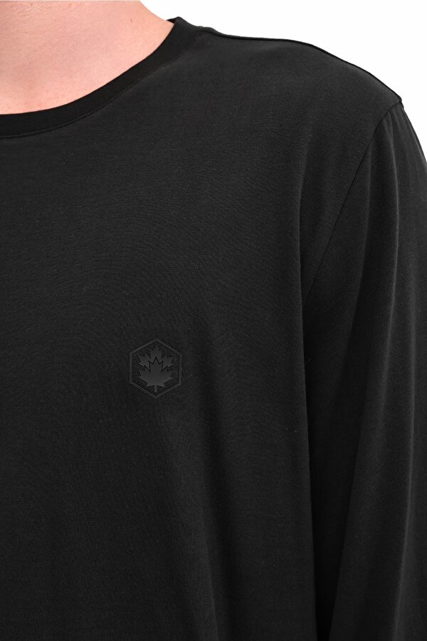 MB LOEN 14LJK-130-33 5PR Siyah Erkek Uzun Kol T-Shirt