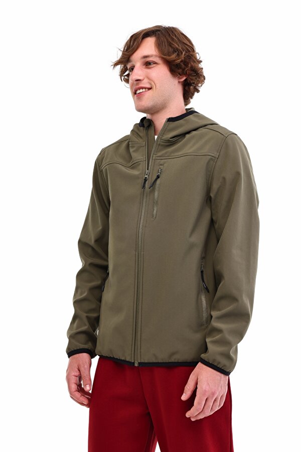 ML BASIC SOFTSHELL 5PR Haki Erkek Softshell
