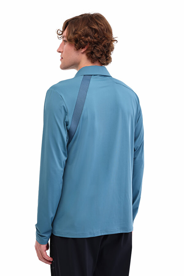 ML TIGER 15ELG1-12 5PR Petrol Erkek Uzun Kol T-Shirt