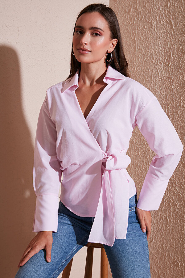 Bayan Gömlek 65200538 PEMBE