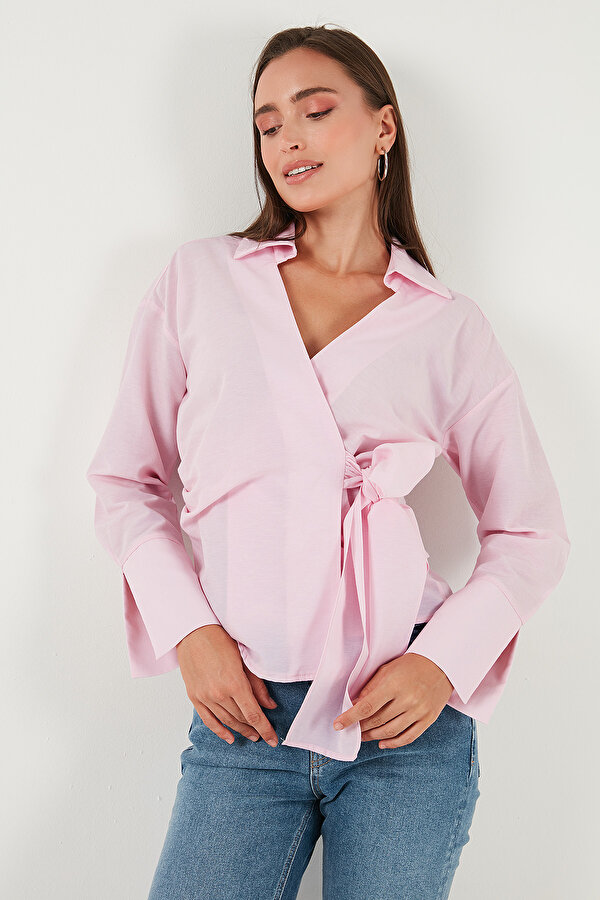 Bayan Gömlek 65200538 PEMBE