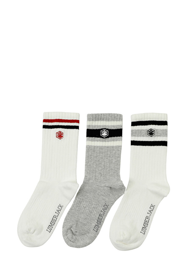 Lumberjack Wl Nks 3 Lu Skt-W 5Pr Серый 013 Женщина Носки 3 Пары