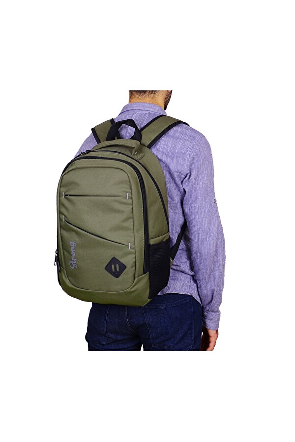 STRONG Okul Çantası, Günlük Sırt Çantası, Seyahat Çantası 202 YEŞİL