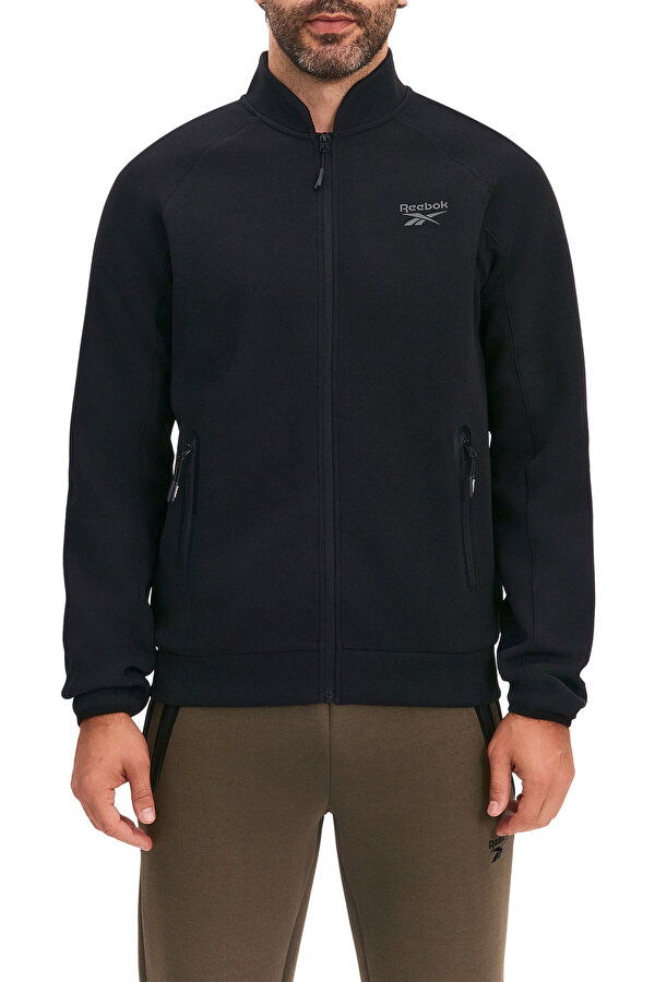 Clothing Reebok Contrast Panel Bomber Jac Черный