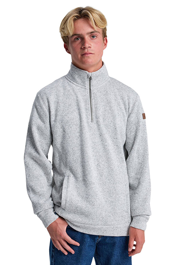 Clothing Quiksilver Keller 1/4 Zip Серый 012
