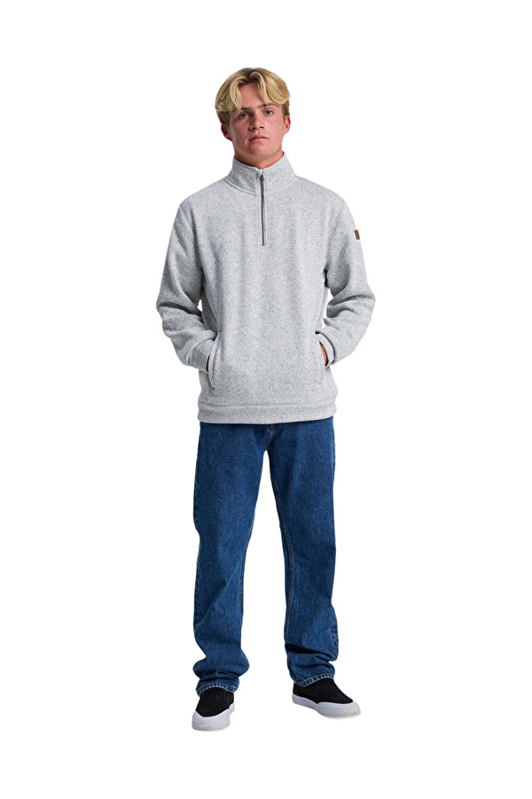 Clothing Quiksilver Keller 1/4 Zip Серый 012