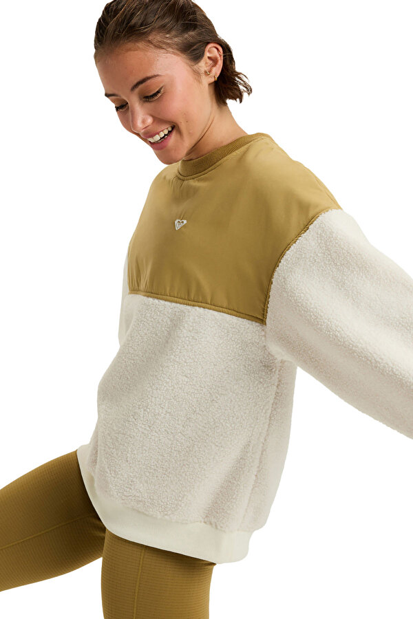 Clothing Roxy Waves Of Warmth Layered C Бежевый 013