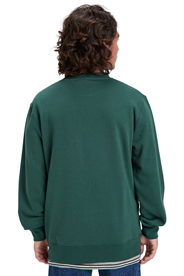 Clothing Quiksilver Graphic Crew Зеленый 004