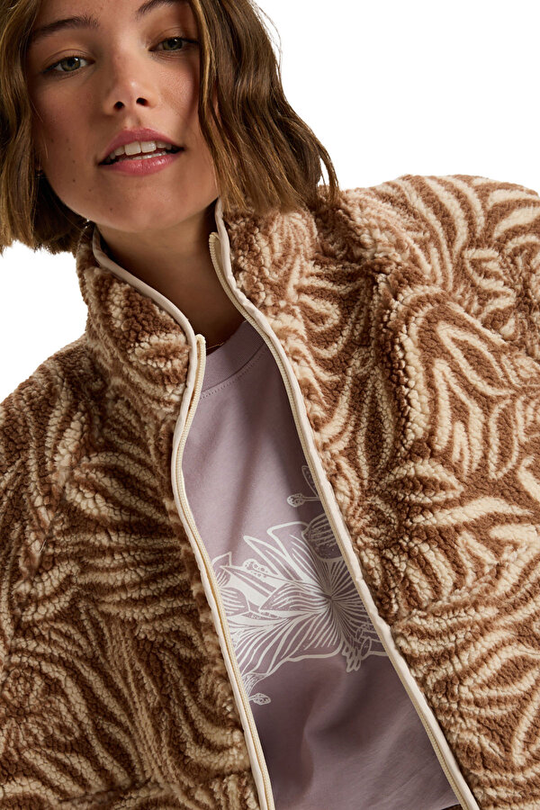 Clothing Roxy Blurry Cloud Print Бежевый