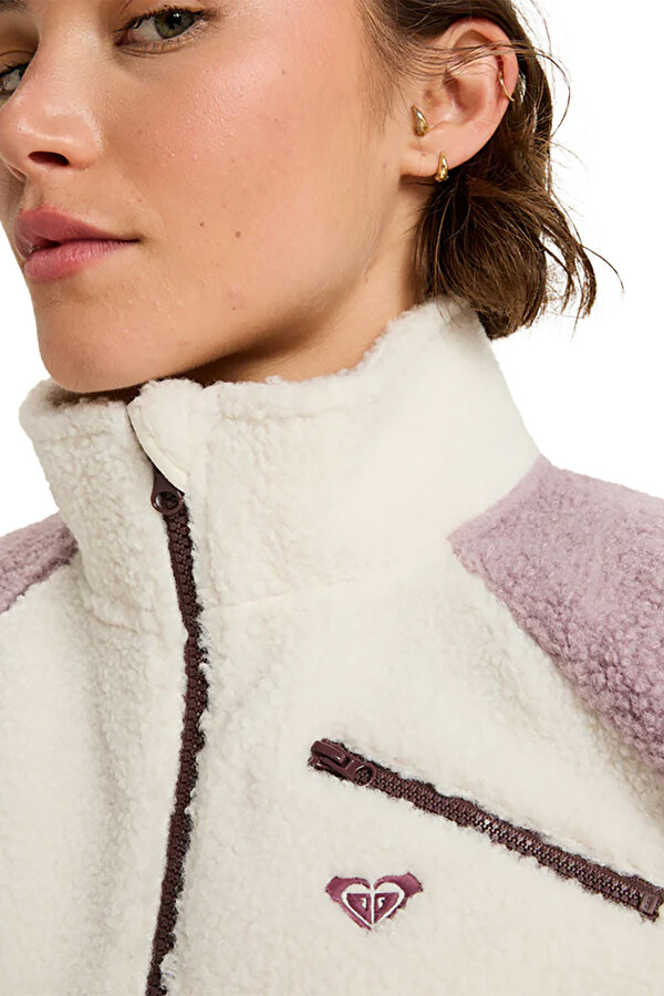 Clothing Roxy Waves Of Warmth Colorbloc Фиолетовый 008