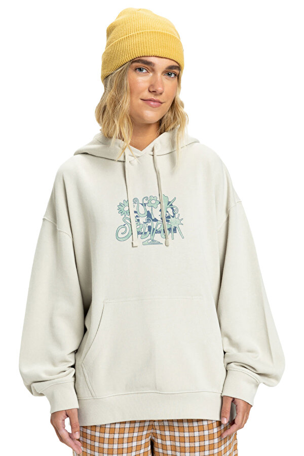 Clothing Quiksilver Standard Hoodie Бежевый