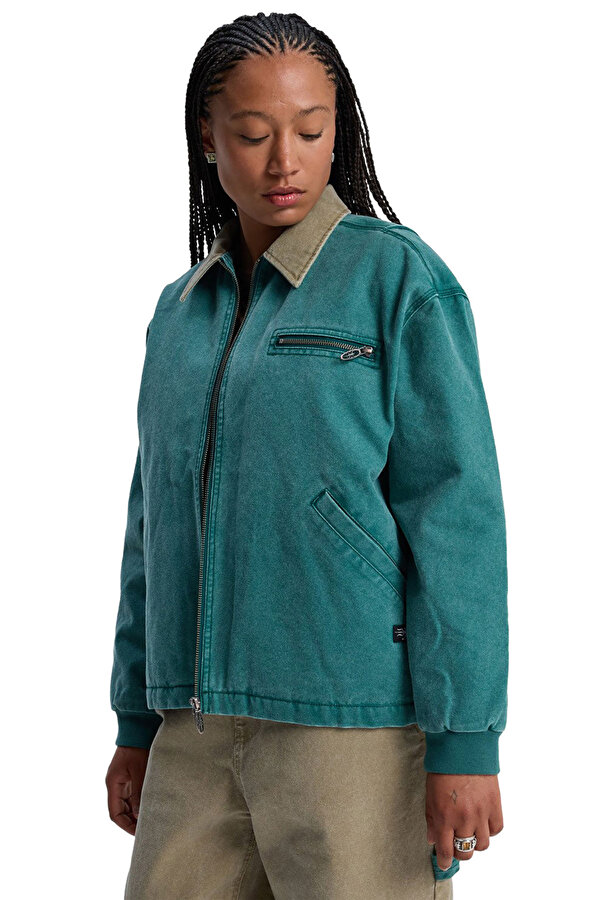 Clothing Quiksilver Sand Jacket Зеленый